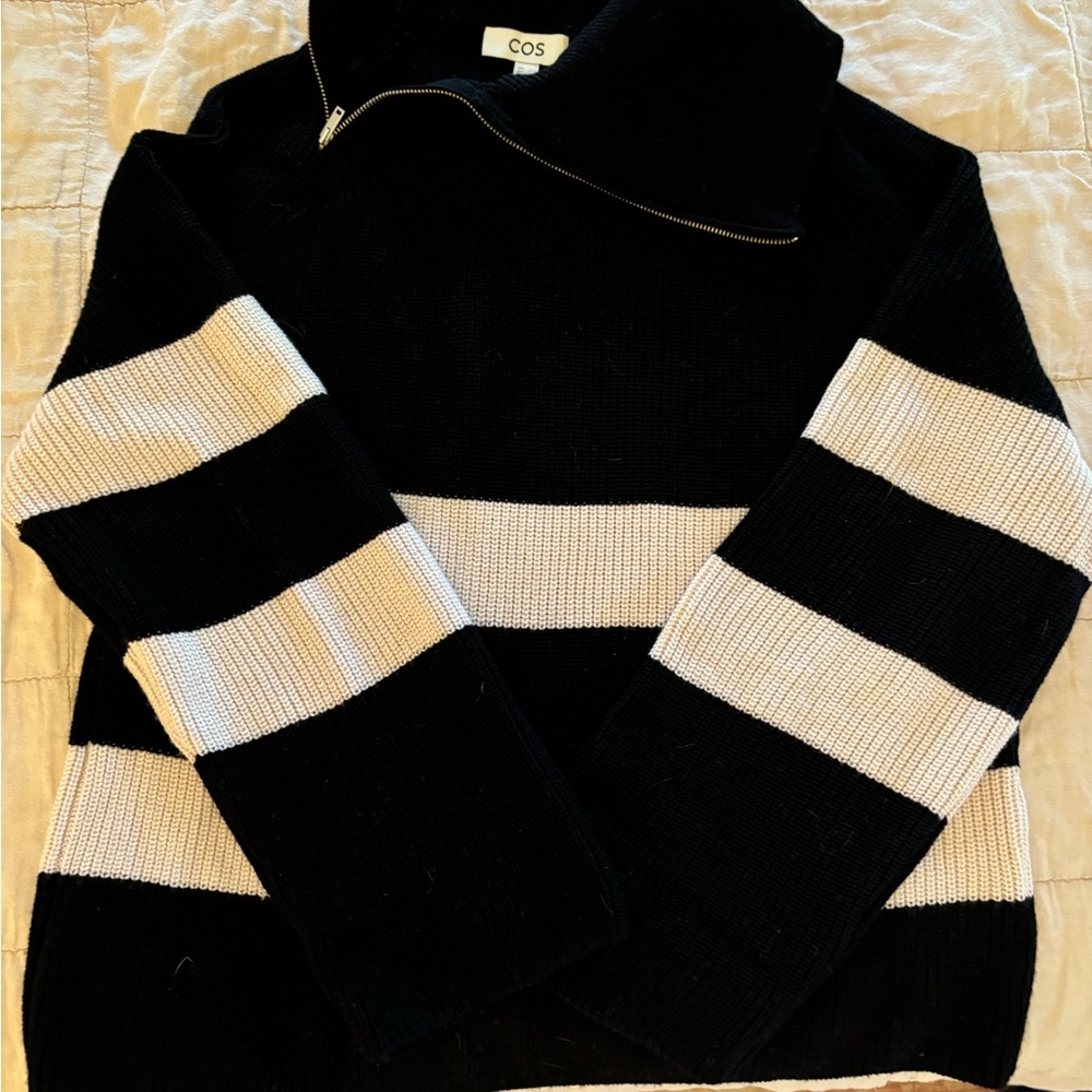 COS striped sweater
